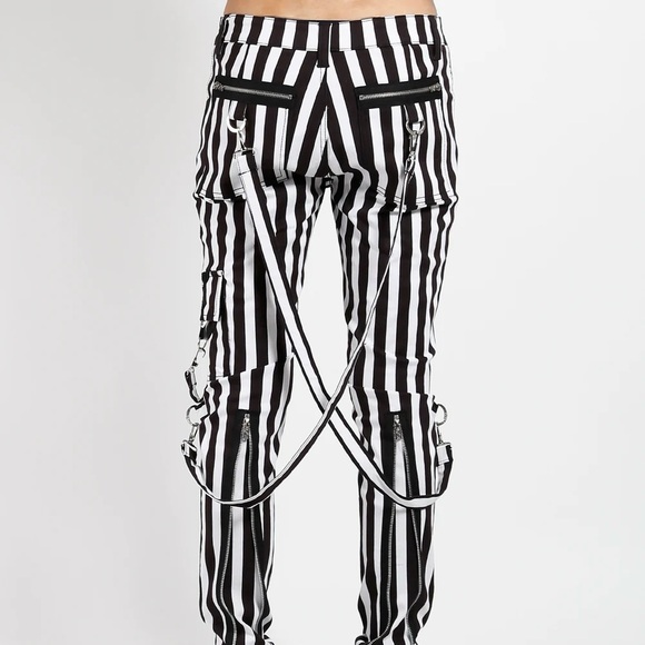 TRIPP NYC SLIM LEG BONDAGE PANT MEDIUM STRIPE - Picture 8 of 12